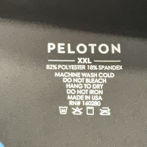 PELOTON Show Up Digital Foil High Waist Legging Full Length Black Plus Size XXL - Picture 7 of 8